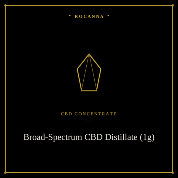 RoCanna Broad-Spectrum CBD Distillate (1g)