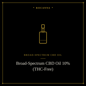 RoCanna Broad-Spectrum CBD Oil 10% (THC-Free)