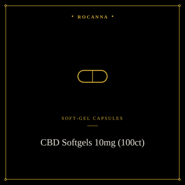 RoCanna CBD Softgels 10mg (100ct)