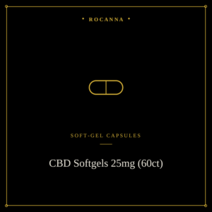 RoCanna CBD Softgels 25mg (60ct)