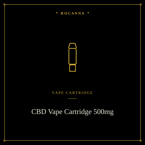 RoCanna CBD Vape Cartridge 500mg