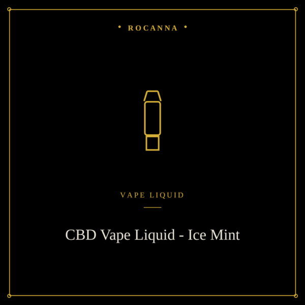 rocanna-cbd-vape-liquid-ice-mint RoCanna CBD Vape Liquid - Ice Mint