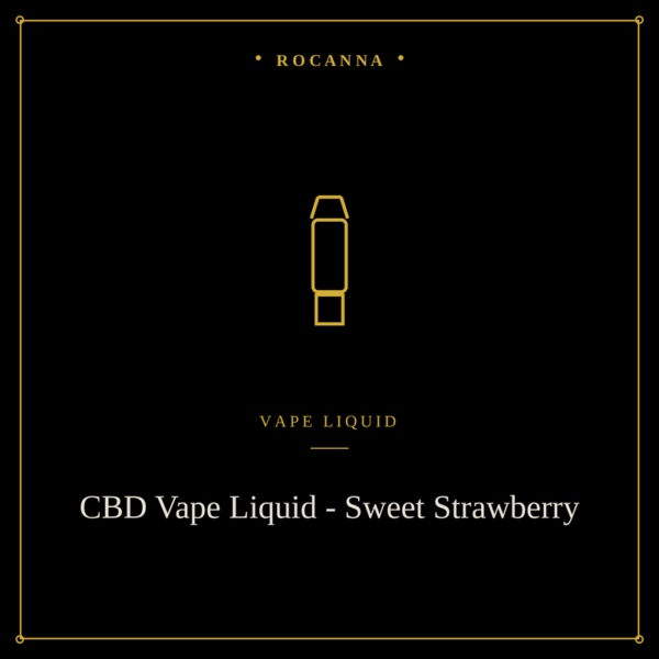 RoCanna CBD Vape Liquid - Sweet Strawberry